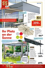 Partyzelt im Hellweg Prospekt in Hattingen Aktueller Hellweg Prospekt mit Partyzelt, "Immer im besten Licht", Seite 2