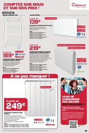 Radiateur Électrique en promo dans le catalogue Gedimat à la page 9