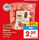 Äpfel rot im Angebot bei Netto Marken-Discount in Kempten Äpfel rot Angebote von HEIMAT bei Netto Marken-Discount Kempten für 2,99 €