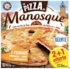 Pizzas 3 fromages surgelées - LA PIZZA DE MANOSQUE en promo chez Intermarché Versailles à 9,99 €