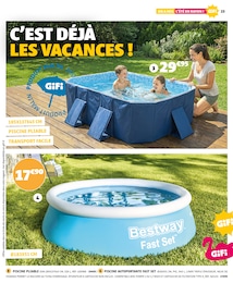 Prix et réduction Piscine Enfant dans le prospectus Gifi en cours Offre Piscine Enfant dans le catalogue Gifi du moment à la page 23