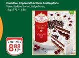 Festtagstorte Angebote von Conditorei Coppenrath & Wiese bei GLOBUS Gießen für 8,88 €