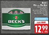 Pils im Angebot bei EDEKA in Oelde Pils Angebote von Beck's bei EDEKA Oelde für 12,99 €
