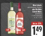 Bio Wein Schorle Weiss im Angebot bei E center in Jena Bio Wein Schorle Weiss Angebote bei E center Jena für 1,49 €