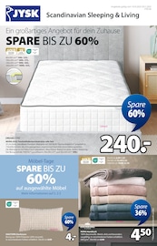 Aktueller JYSK Prospekt mit Matratze, "Scandinavian Sleeping & Living - SPARE BIS ZU 60%", Seite 1