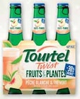 Tourtel Twist Fruits & Plantes Pêche Blanche & Thé Vert - TOURTEL TWIST en promo chez Intermarché Saumur à 2,17 €