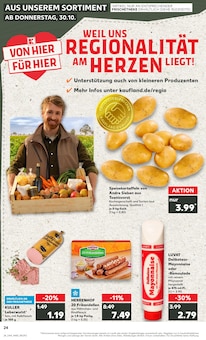 Kartoffeln im aktuellen Kaufland Prospekt (Krefeld) Kartoffeln im Kaufland Prospekt "RICHTIG FRISCH" mit 69 Seiten (Krefeld)