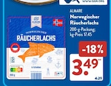 Norwegischer Räucherlachs im ALDI SÜD Prospekt Norwegischer Räucherlachs von ALMARE im aktuellen ALDI SÜD Prospekt für 3,49 €