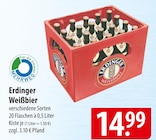 Erdinger Weißbier Angebote bei famila Nordost Stralsund für 14,99 €