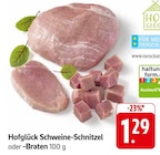 Schweine-Schnitzel bei E center im Groß-Zimmern Prospekt für 1,29 €