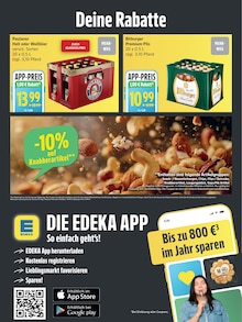 Bier im aktuellen EDEKA Prospekt (Rostock) Bier im EDEKA Prospekt "Top Angebote" mit 7 Seiten (Rostock)