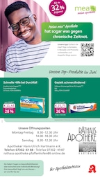 Aktueller mea - meine apotheke Apotheken Prospekt für Pfaffenhofen: Unsere Juni-Angebote mit 4} Seiten, 01.06.2026 - 30.06.2026