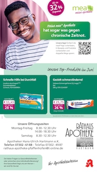Aktueller mea - meine apotheke Prospekt (Pfaffenhofen (Roth), 4 Seiten zum blättern mea - meine apotheke Prospekt Unsere Juni-Angebote mit 4 Seiten