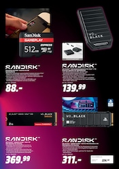 Sandisk Angebote im Prospekt "DAS ZUHAUSE FÜR ECHTE GAMER & CREATOR" von MediaMarkt Saturn Sandisk Angebote im Prospekt "DAS ZUHAUSE FÜR ECHTE GAMER & CREATOR" von MediaMarkt Saturn auf Seite 8