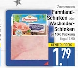 Farmland-Schinken oder Wacholder-Schinken von Zimmermann im aktuellen EDEKA Prospekt für 1,79 €