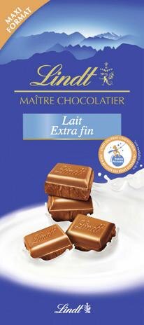 Chocolat lait extra fin Maître Chocolatier