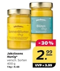 Honig von Jakobsens im aktuellen Netto mit dem Scottie Prospekt für 2,99 €