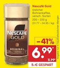 Aktuelle Kaffee Angebote bei Netto Marken-Discount in Osnabrück Aktuelles Nescafé Gold Angebot bei Netto Marken-Discount in Osnabrück ab 6,99 €