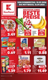 Kaufland Supermarkt Prospekt der aktuellen Woche mit 66 Seiten, gültig von 10.09.2026 bis 16.09.2026, in Am Mellensee und Umgebung Aktueller Kaufland Supermarkt Prospekt in Am Mellensee und Umgebung, "Hier bin ich richtig" mit 66 Seiten, 10.09.2026 - 16.09.2026