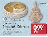 Orientalische Dekoration Angebote von HOME CREATION bei ALDI Nord Lemgo für 9,99 €