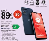 Smartphone Moto E15 - MOTORALA en promo chez E.Leclerc Saint-Cloud à 89,90 €
