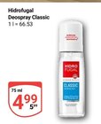 Deospray Classic Angebote von Hidrofugal bei GLOBUS Braunschweig für 4,99 €