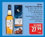 Single Malt Scotch Whisky Angebote von Talisker bei Marktkauf Leipzig für 27,99 €