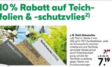 Teich-Schutzvlies Angebote bei BayWa Bau- und Gartenmärkte Würzburg für 7,19 €