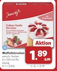 Aktuelle Waffeleisen Angebote bei combi in Osnabrück Aktuelles Erdbeer-Vanille Hörnchen Angebot bei combi in Osnabrück ab 1,89 €