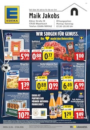 EDEKA Prospekt für Wissen: "Aktuelle Angebote", 24 Seiten, 22.06.2026 - 27.06.2026