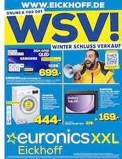 Aktueller EURONICS Prospekt mit Textilreinigung, "WSV!", Seite 1