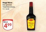 Würze Das gewisse Tröpfchen Etwas Angebote von Maggi bei GLOBUS St. Ingbert für 4,99 €