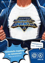 aetka Prospekt für Quedlinburg mit 16 Seiten aetka Prospekt für Quedlinburg: "Mach dich bereit für dein ADVENTure", 16 Seiten, 21.11.2022 - 31.12.2023