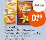 Bourbon Vanillezucker, Backin oder Vanillinzucker Angebote von Dr. Oetker bei tegut Bensheim für 0,99 €