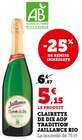 Clairette de Die AOP Tradition Bio - JAILLANCE en promo chez Super U Clairette de Die AOP Tradition Bio - JAILLANCE dans le catalogue Super U