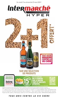 Prospectus Intermarché à Hyères, "2+1 OFFERT SUR UNE SÉLECTION DE PRODUITS", 32 pages de promos valables du 11/03/2025 au 23/03/2025