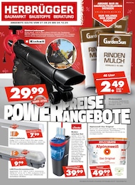 Herbrügger Prospekt für Arnsberg: "BAUMARKT BAUSTOFFE BERATUNG", 4 Seiten, 27.09.2025 - 04.10.2025