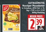Nussiger Maasdammer von GUT&GÜNSTIG im aktuellen EDEKA Prospekt