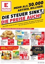 Kaufland Prospekt für Pforzheim mit 40 Seiten Kaufland Prospekt für Pforzheim: "DIE STEUER SINKT, DIE PREISE AUCH!", 40 Seiten, 09.07.2020 - 15.07.2020