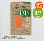 Bio-Lachs Angebote von Mein Lieblings bei tegut Aschaffenburg für 3,49 €