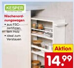 Nischenordnungswagen von Kesper im aktuellen Netto Marken-Discount Prospekt für 14,99 €