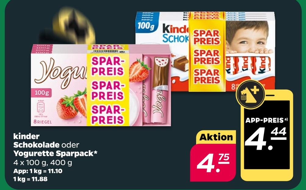 Schokolade oder Yogurette Sparpack