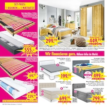 Bett im SB Möbel Boss Prospekt "GEILE PREISE!" mit 12 Seiten (Mönchengladbach)