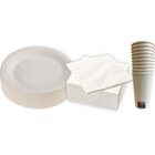 SUR TOUTE LA VAISSELLE À JETER BLANCHE : ASSIETTES, SERVIETTES ET GOBELETS - Carrefour à Versailles SUR TOUTE LA VAISSELLE À JETER BLANCHE : ASSIETTES, SERVIETTES ET GOBELETS en promo chez Carrefour Versailles