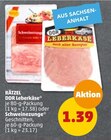 DDR Leberkäse oder Schweinezunge bei Penny-Markt im Prospekt  für 1,39 €