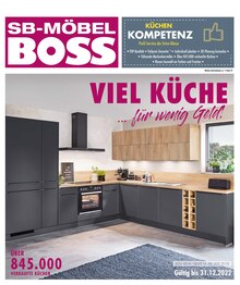 SB Möbel Boss Prospekt "VIEL KÜCHE… für wenig Geld!" mit 52 Seiten
