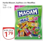 Maoam JoyStixx Angebote von Haribo bei GLOBUS Kerpen für 1,79 €
