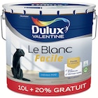 Peinture Le Blanc Facile Mat - DELUX VALENTINE en promo chez Mr.Bricolage Auxerre à 58,90 €