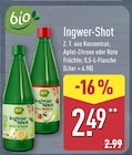 Ingwer-Shot Apfel-Zitrone von Bio für 2,49 € bei ALDI Nord im Angebot Ingwer-Shot Apfel-Zitrone von Bio im aktuellen ALDI Nord Prospekt