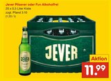 Aktuelles Pilsener oder Fun Alkoholfrei Angebot bei Netto Marken-Discount in Schonungen ab 11,99 €